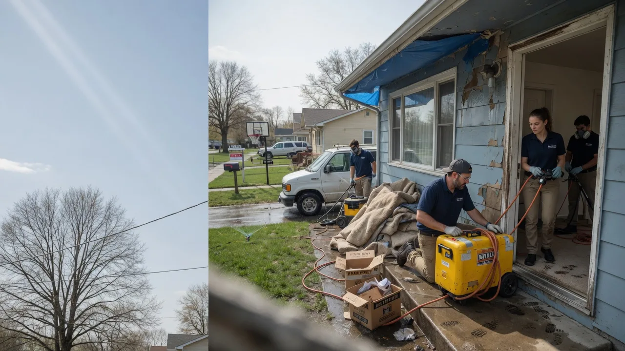 Basement Flood Cleanup in Logan, OH near me